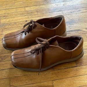 Bacco Bucci Men's Shoes brown Oxford casual tie leather